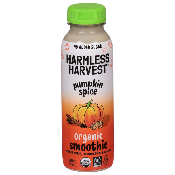 Refrigerated Harmless Harvest Smoothie, Organic, Pumpkin Spice hero