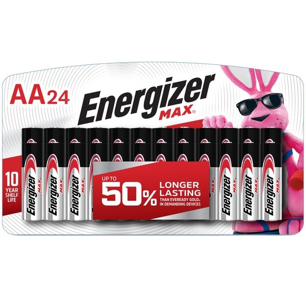 Electronics Energizer AA Batteries, Double A Alkaline Batteries hero