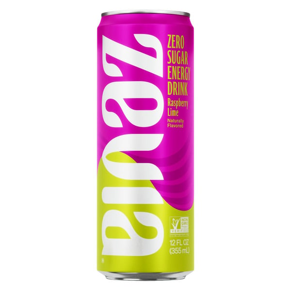 Energy & Sports Drinks Zevia Zero Sugar Raspberry Lime Energy hero