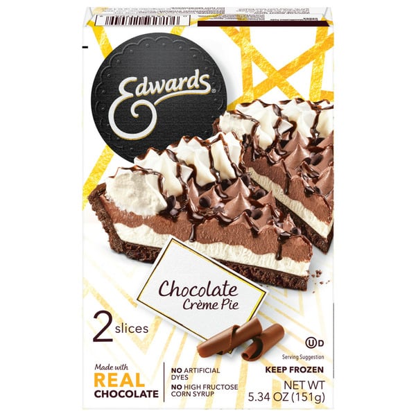 Edwards Singles Desserts Choc Crème Pie Slices hero