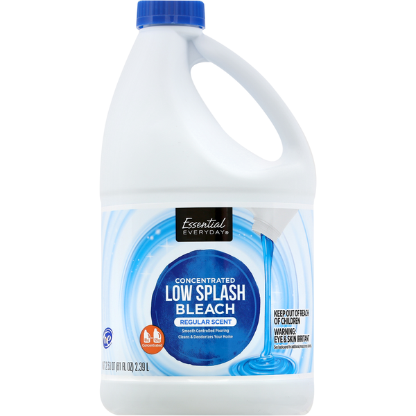 Cleaning Products Essential Everyday Bleach, Regular Scent, Low Splash, Concentrated hero