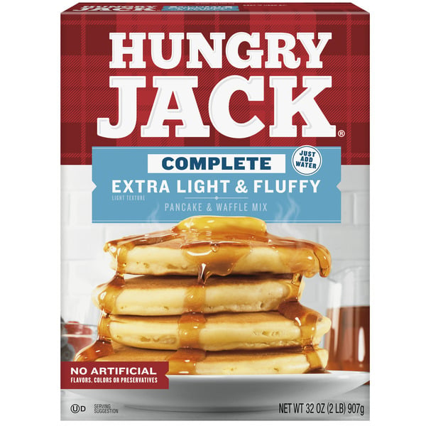 Pancake/Waffel Mixes and Syrup Hungry Jack Complete Extra Light And Fluffy Pancake Mix And Waffle Mix hero