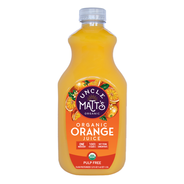 Juice & Nectars Uncle Matt's Organic Pulp Free Orange Juice hero