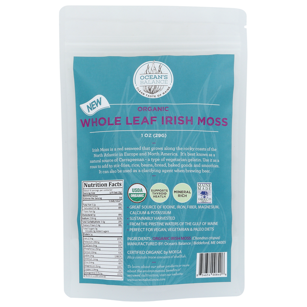 Ocean's Balance Seaweed Wl Irish Moss Org hero