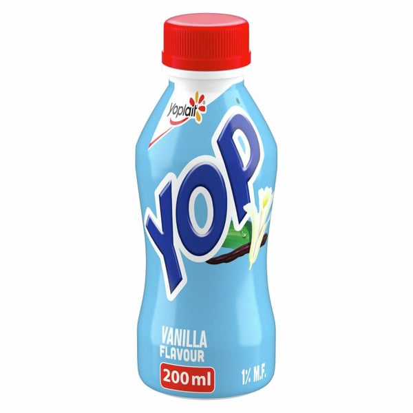 Yoplait Yop 1% Drinkable Yogurt, Vanilla, Yogurt Drink hero