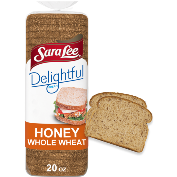 Bread Sara Lee Delightful, Honey Whole Wheat Bread hero