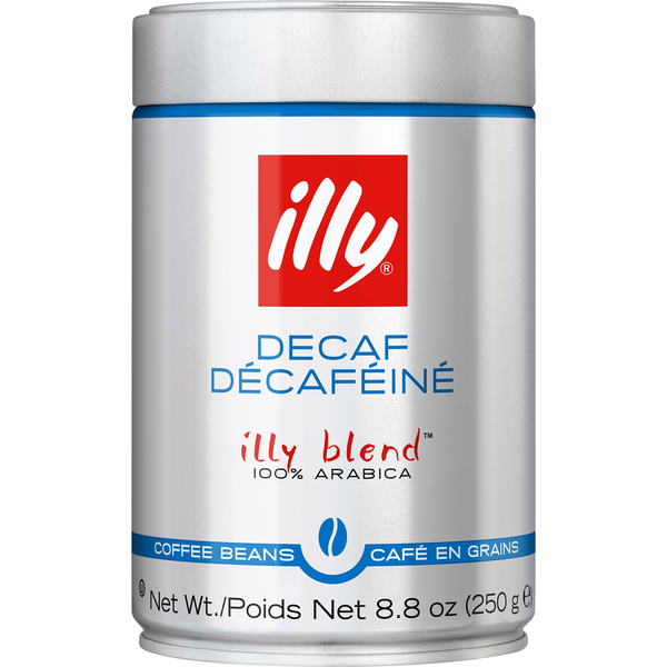 Coffee Grounds and Whole Beans illy Coffee Beans, Medium Roast, Decaf hero