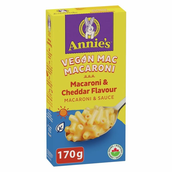 Instant Foods Annie's Vegan Macaroni & Cheddar Flavour, Canada Organic hero