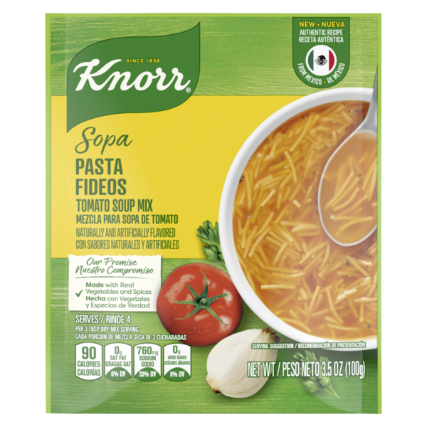 Instant Foods Knorr Sopa/Pasta Soup Mix Tomato Based Noodle Soup hero