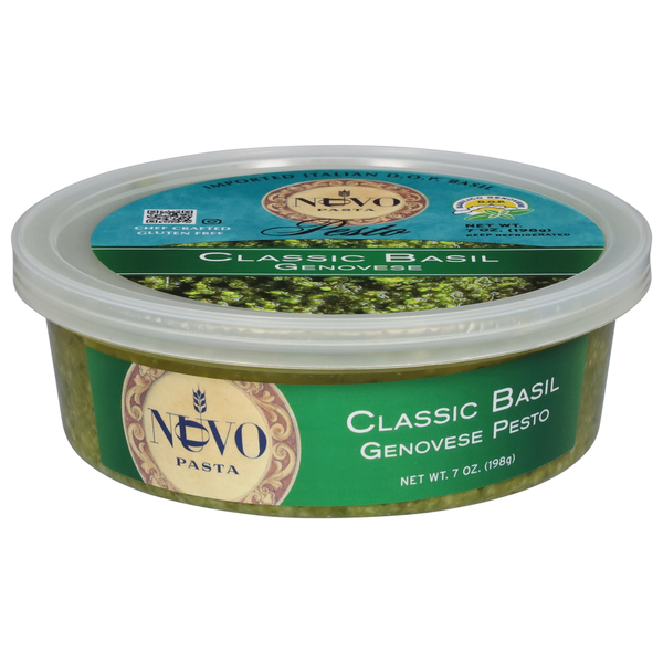 Preserved Dips & Spreads Nuovo Pasta Pesto, Classic Basil Genovese hero