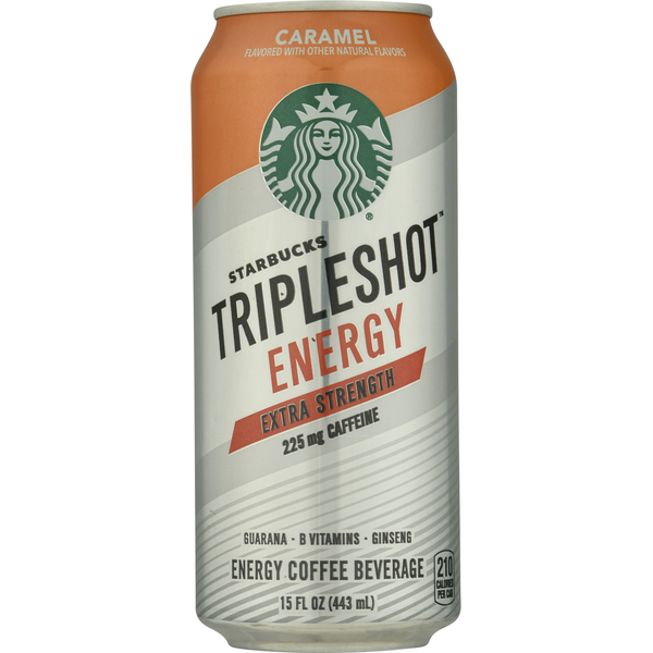 Coffee Starbucks Tripleshot Energy, Caramel hero