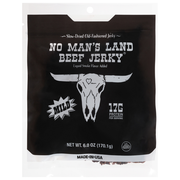 Popcorn & Jerky No Man's Land Beef Jerky, Mild hero