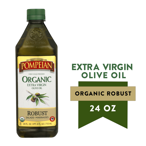 Oils & Vinegars Pompeian Organic Robust Extra Virgin Olive Oil hero