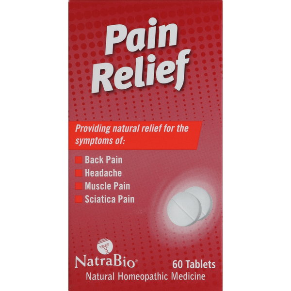 Muscles, Joints & Pain Relief NatraBio Pain Relief, Tablets hero