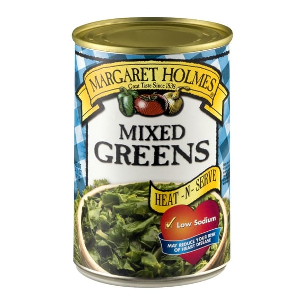 Canned & Jarred Vegetables Margaret Holmes Chopped Mixed Greens hero