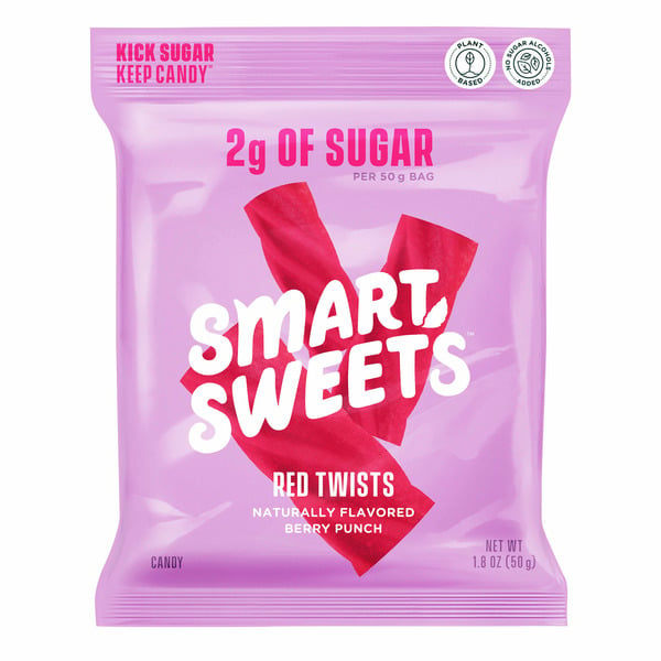 Candy & Chocolate SmartSweets Red Twists, licorice type candy hero