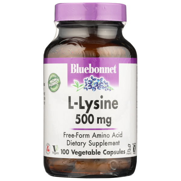 Vitamins & Supplements Bluebonnet L-Lysine 500 Mg hero