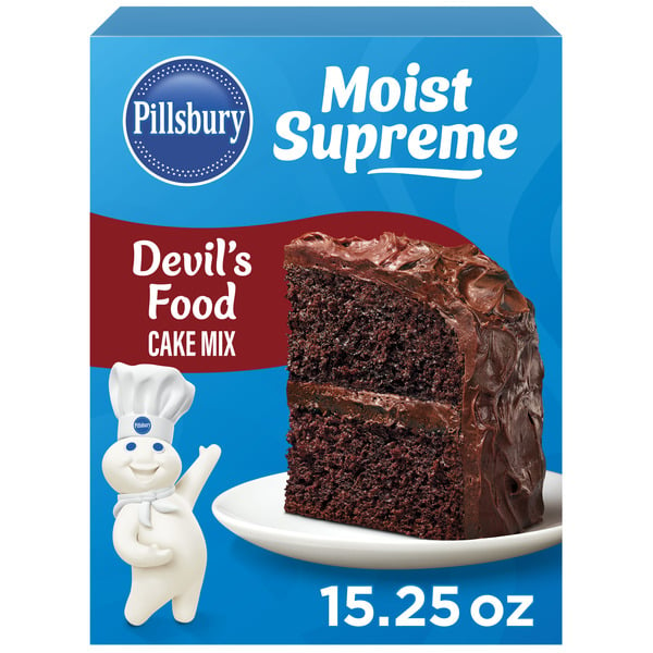 Doughs, Gelatins & Bake Mixes Pillsbury Moist Supreme Devil'S Food Cake Mix hero