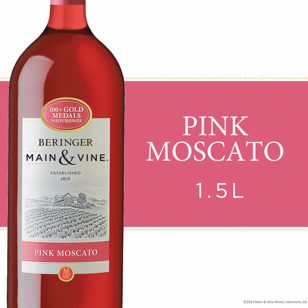 Rosés Beringer Main & Vine Pink Moscato Pink Wine hero