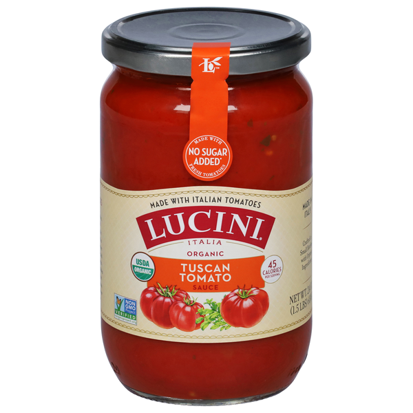 Pasta Sauce Lucini Italia Sauce, Organic, Tuscan Tomato hero