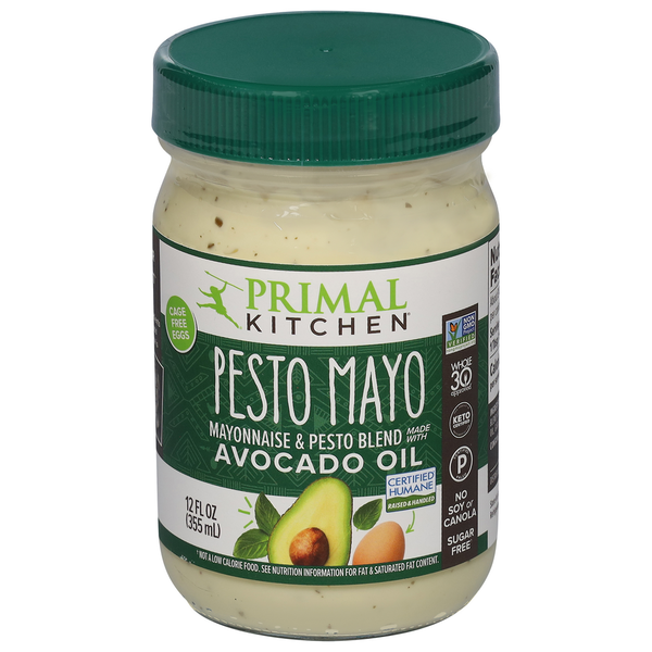 Condiments Primal Kitchen Pesto Mayo hero