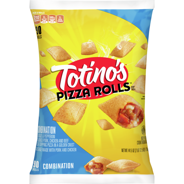 Frozen Appetizers & Sides Totino's Pizza Rolls, Combination hero