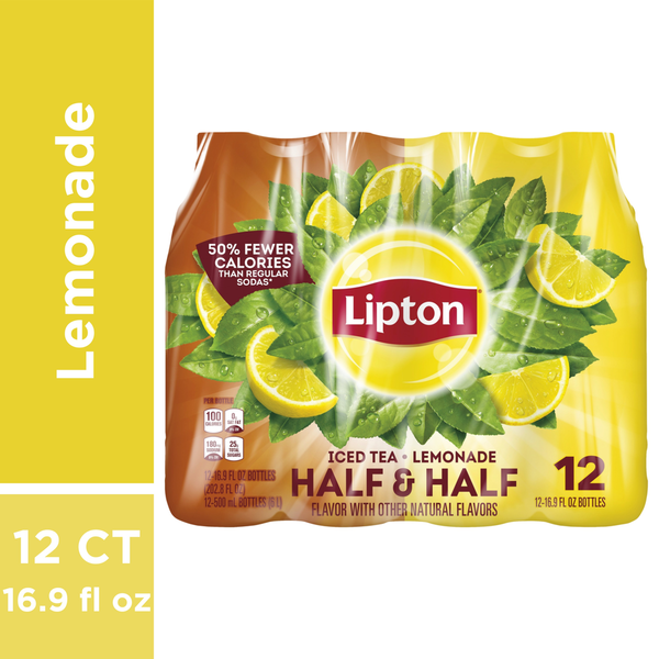 Tea Lipton Half & Half Iced Tea & Lemonade Iced Tea hero