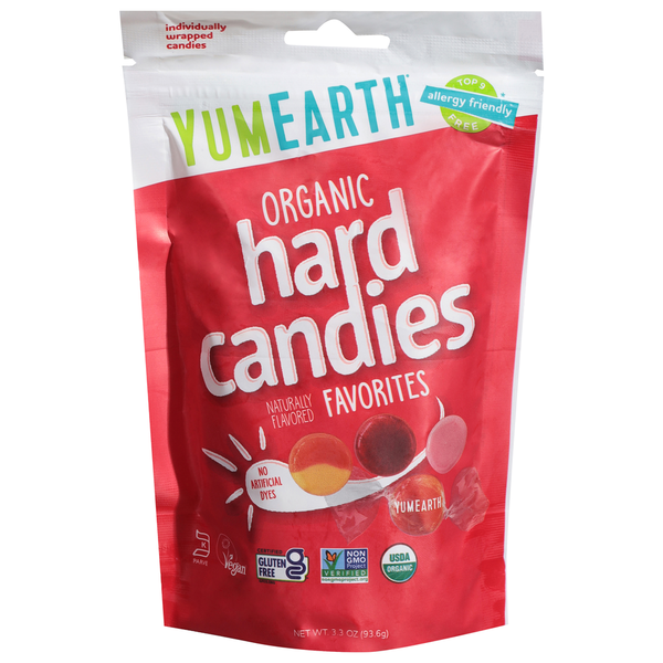 Candy & Chocolate YumEarth Candies, Organic, Hard hero