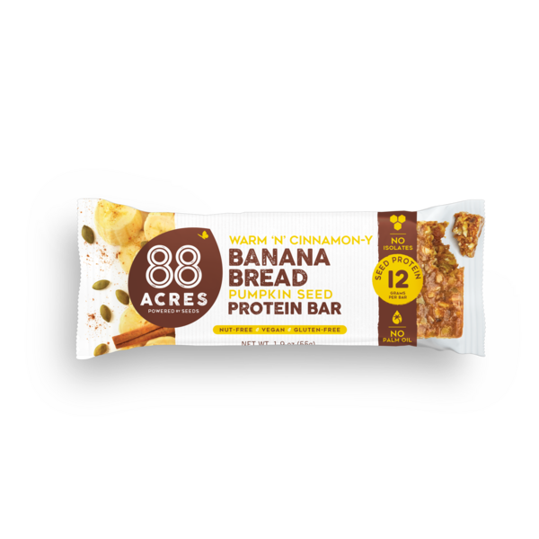 Energy & Granola Bars 88 ACRES Banana Bread, Protein Bar hero