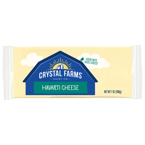 Packaged Cheese Crystal Farms Cheese, Havarti hero