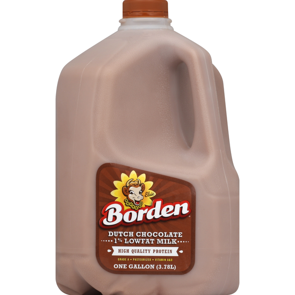 Milk Borden Milk, Lowfat Milk, Dutch Chocolate, 1% hero