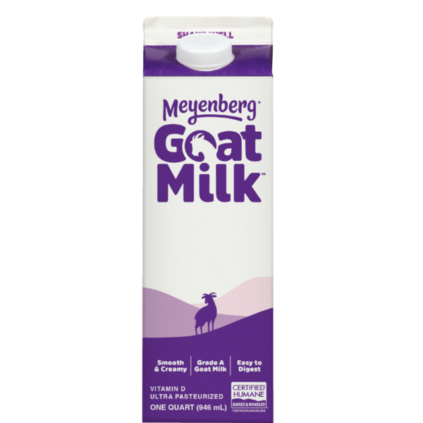 Milk Meyenberg Fresh Whole Goat Milk, Certified Humane, Kosher, Gluten Free, Easy to Digest hero