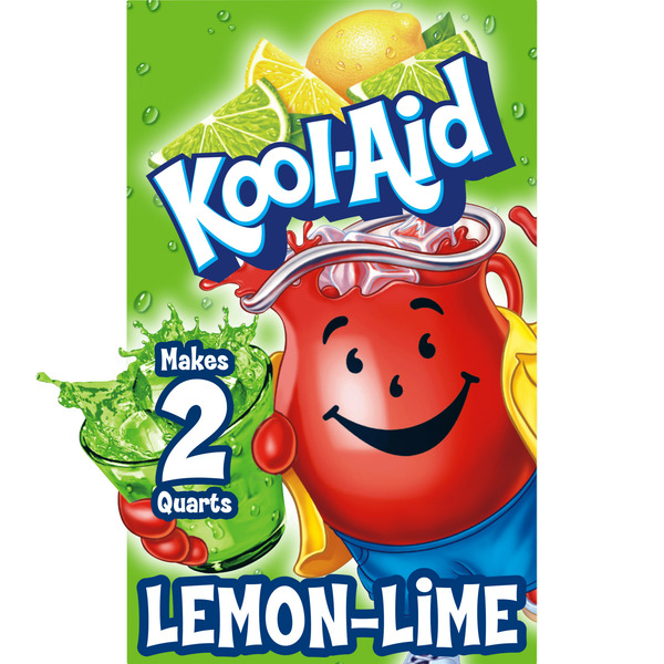 Cocoa & Drink Mixes Kool-Aid Unsweetened Lemon Lime Artificially Flavored Powdered Soft Drink Mix hero