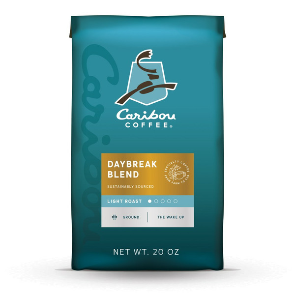 Coffee Caribou Coffee Daybreak, Light Roast Ground Coffee, Bag hero