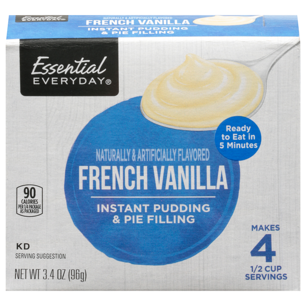 Refrigerated Pudding & Desserts Essential Everyday Pudding & Pie Filling, Instant, French Vanilla hero