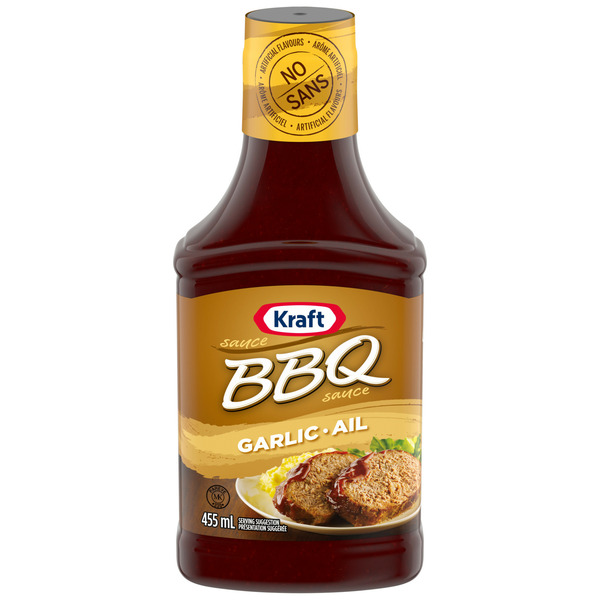 Condiments Kraft Garlic BBQ Sauce hero