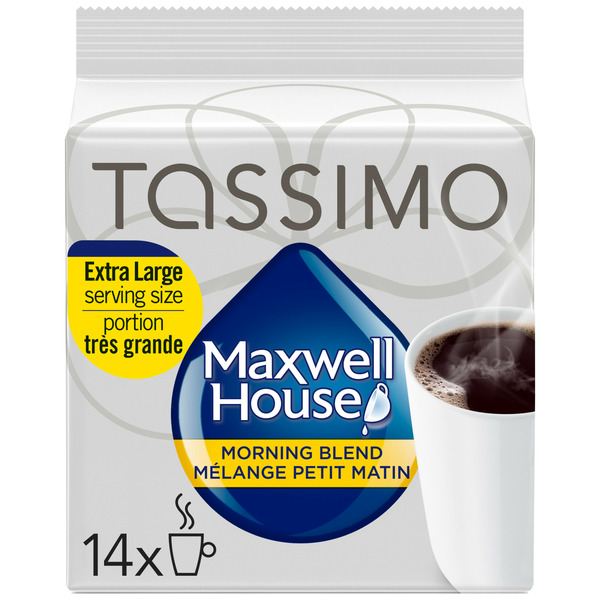 Coffee Bar TASSIMO Maxwell House Morning Blend Coffee Single Serve T-Discs hero