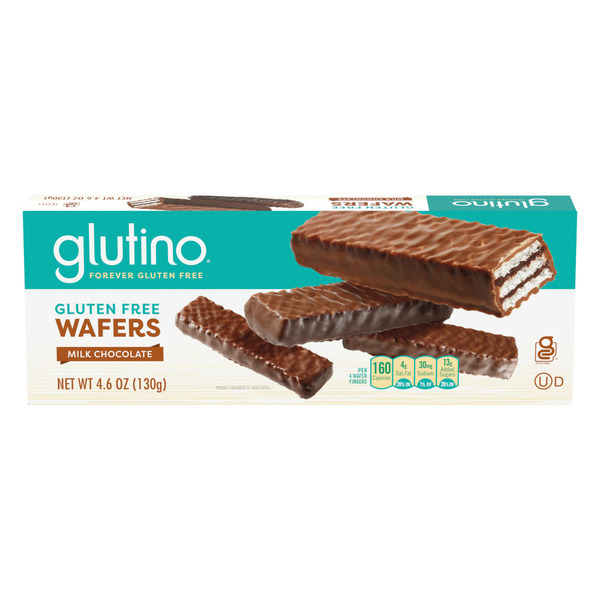 Cookies & Cakes Glutino Gluten Free Milk Chocolate Wafers hero