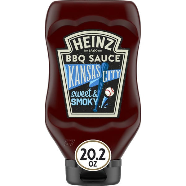 Condiments Heinz Kansas City Style Sweet & SmokyBBQ Sauce hero