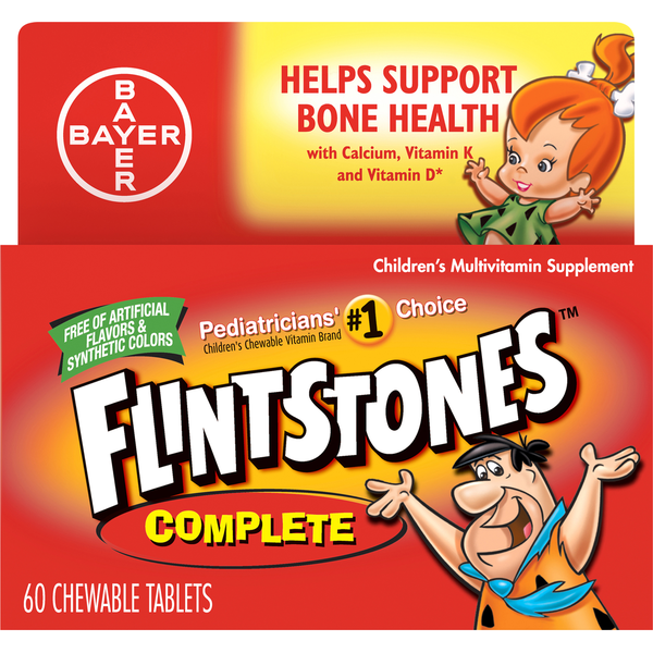 Vitamins & Supplements Flintstones Children's Complete Chewable Multivitamin hero