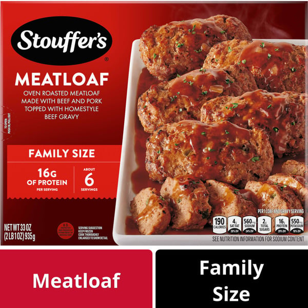 Frozen Meals Stouffer's Meatloaf Family Size hero