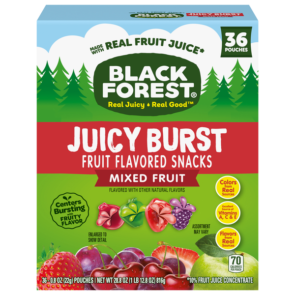 Fruit & Vegetable Snacks Black Forest Fruit Flavored Snacks, Mixed Fruit hero