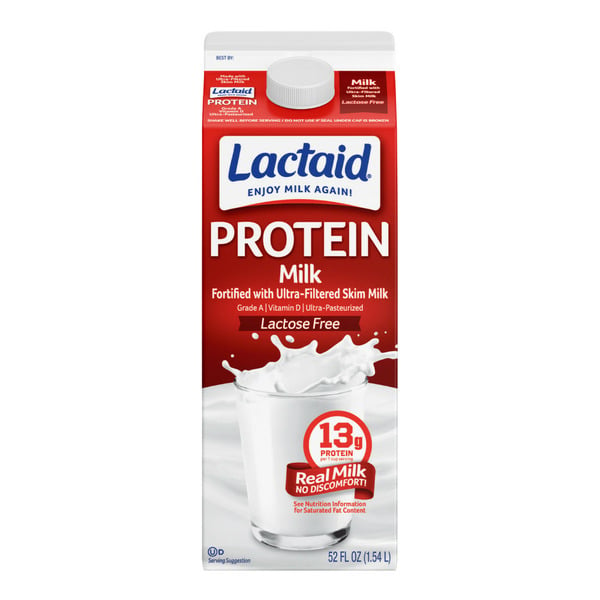 Milk, Soy & Lactose Free Lactaid Protein Whole Milk hero