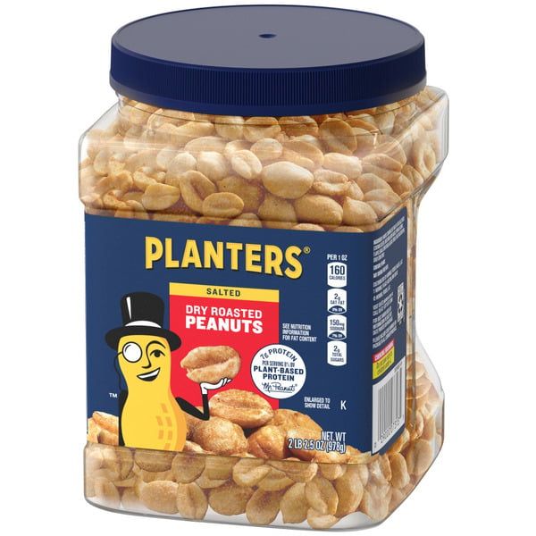 Nuts, Seeds & Dried Fruit Planters Dry Roasted Peanuts hero