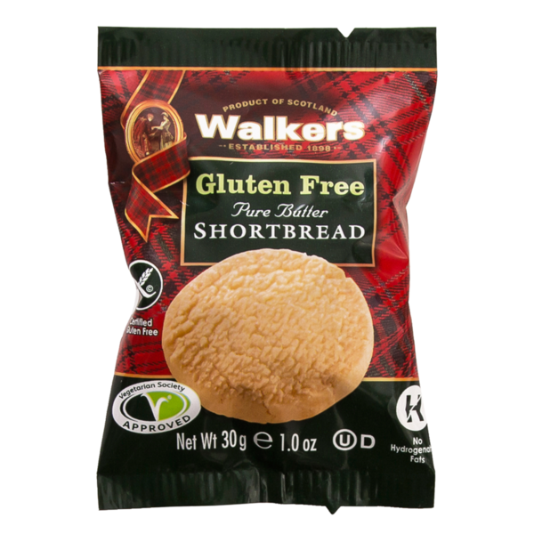 Candy & Chocolate Walkers Shortbread Gluten Free Shortbread Rounds hero