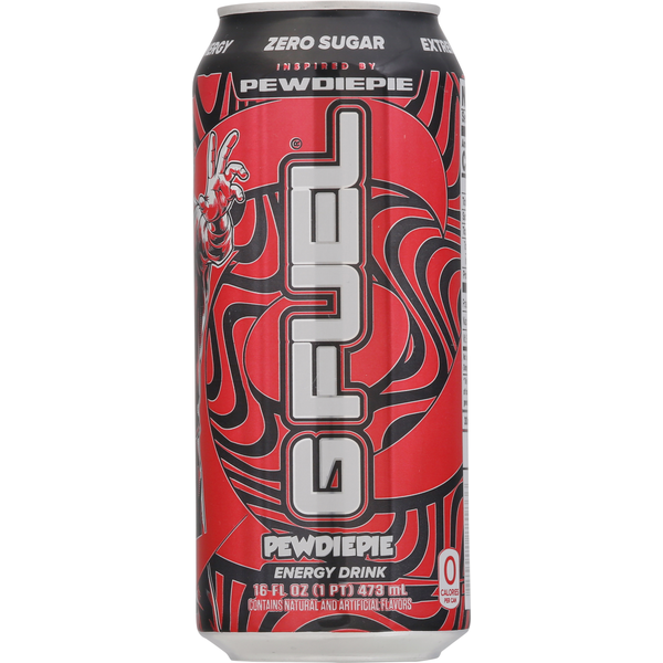 Energy & Sports Drinks G FUEL Energy Drink, Pewdiepie hero