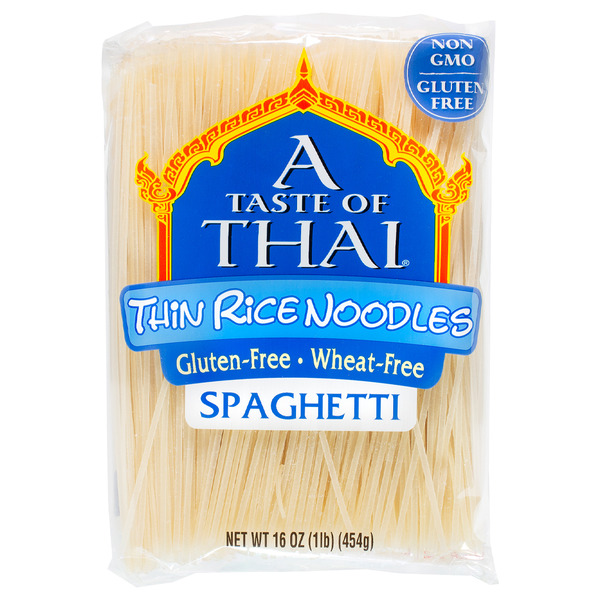 Dry Pasta & Noodles A Taste of Thai Thin Rice Noodles, Spaghetti hero