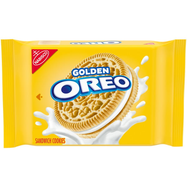 Cookies & Cakes Nabisco Golden Oreo Sandwich Cookies hero