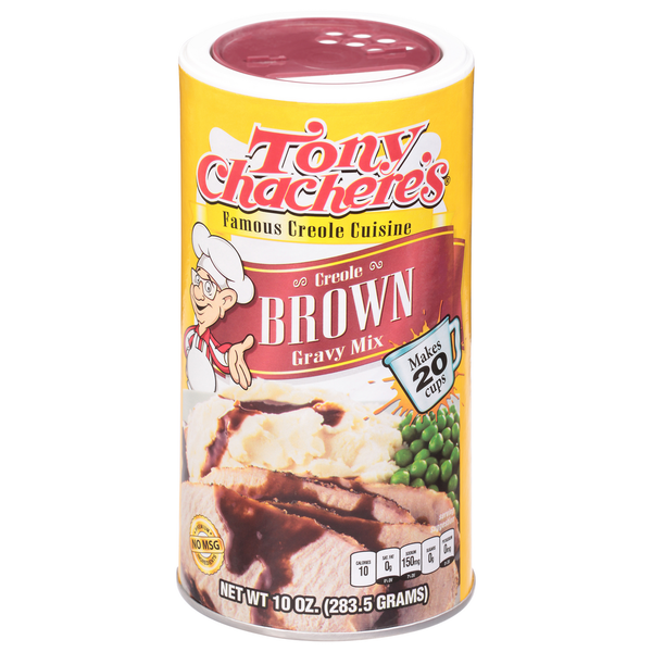 Preserved Dips & Spreads Tony Chachere's Gravy Mix, Brown, Creole hero