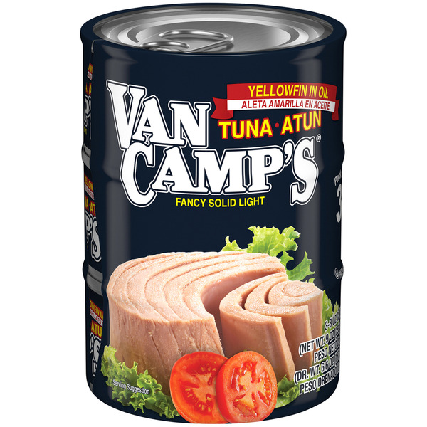 Canned Meat & Seafood Van Camp’s Tuna, Yellowfin in Oil, Packs of 3 hero